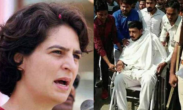 Shit Azad to hospital demands Priyanka Gandhi