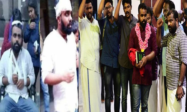 Jnu attack , pic viral in social media