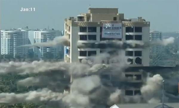 alfa tower demolished