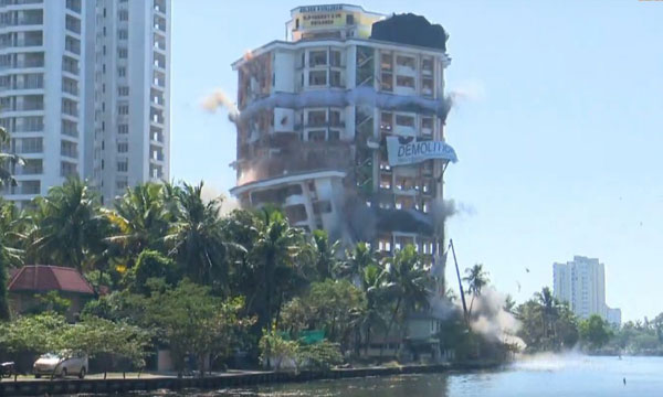 Maradu Flat Demolition 