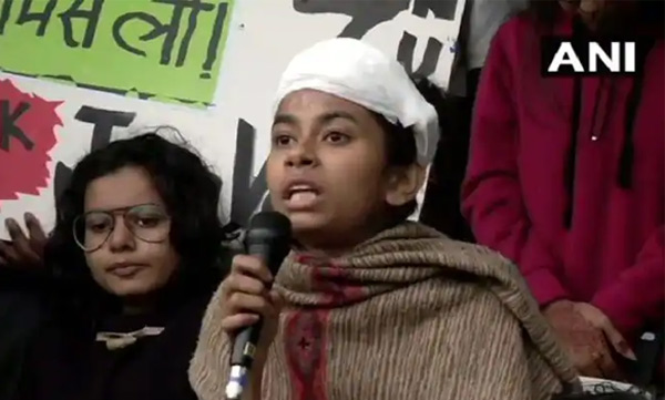 aishi ghosh questioned over JNU attack