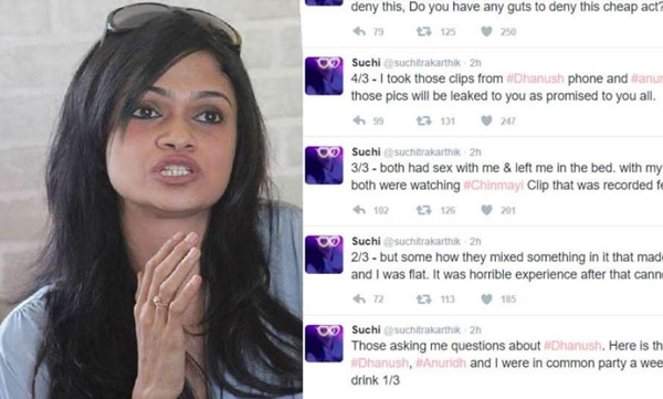 singer suchithra about dhanush issue 