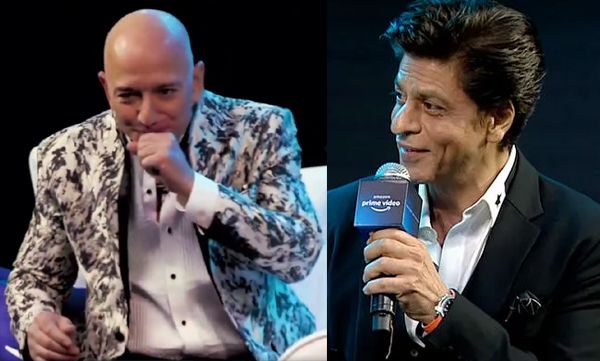 Jeff Bezos Calls Shah Rukh Khan 'Most Humble Man', Almost Chokes on Water at Khan's Response