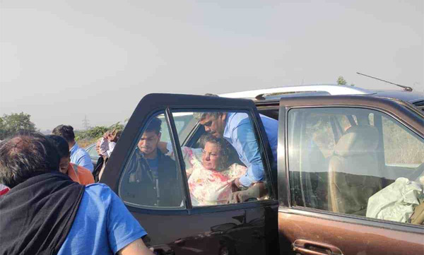 Shabana Azmi's driver booked 