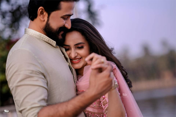 bhama shares engagement photos 