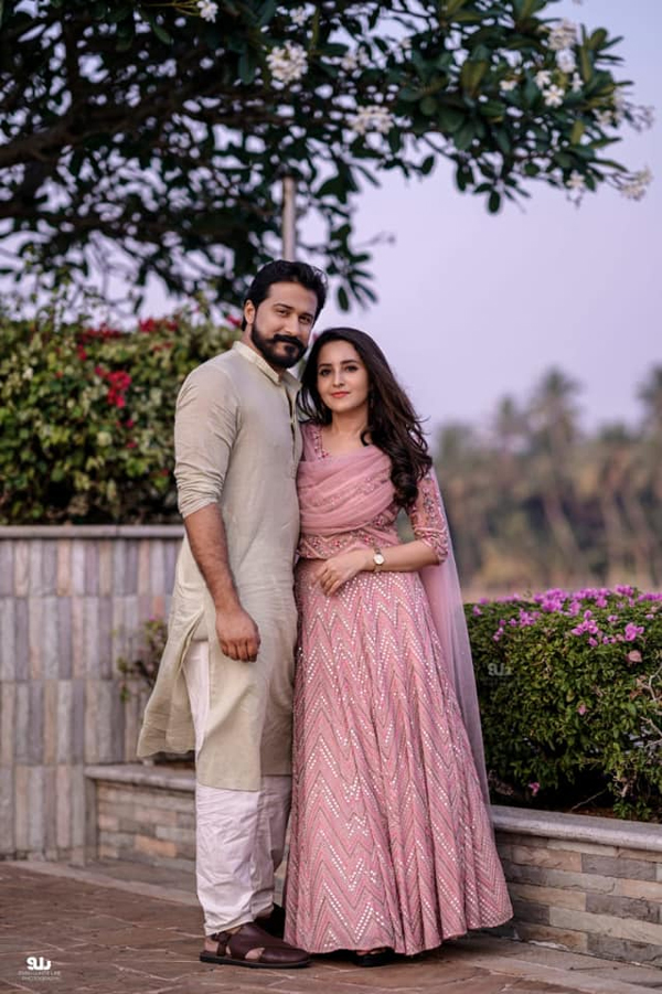 bhama shares engagement photos 