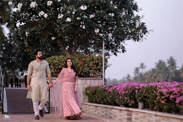 bhama shares engagement photos 