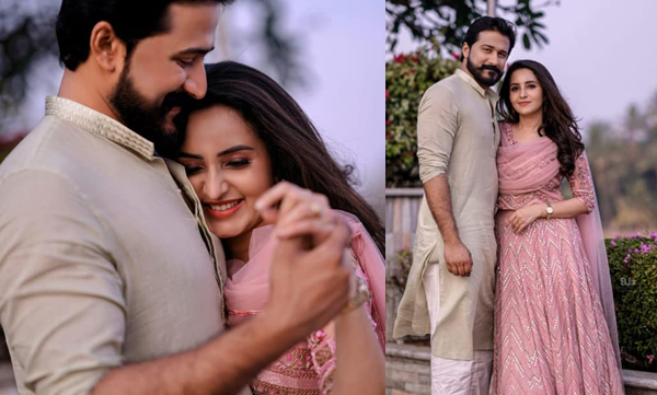 bhama shares engagement photos 
