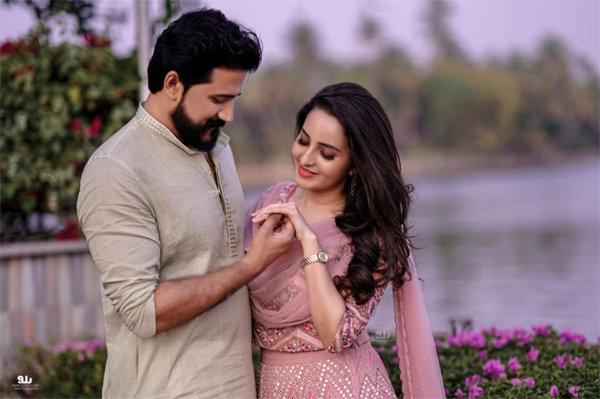 bhama shares engagement photos 