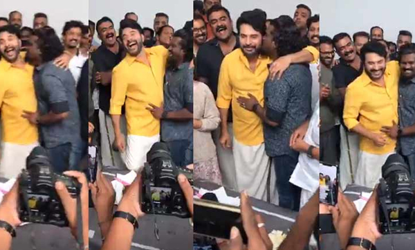 mammootty shylock celebration video