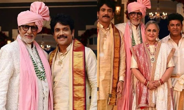 manju warrier with amithabh bachchan and jaya bachchan in kalyan jewelry ad