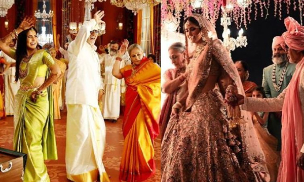 manju warrier with amithabh bachchan and jaya bachchan in kalyan jewelry ad