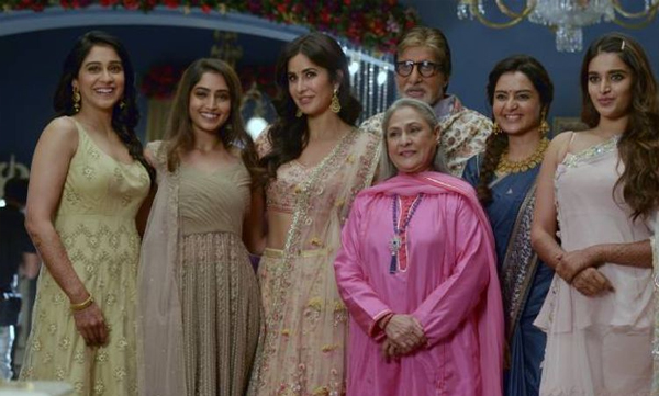 manju warrier with amithabh bachchan and jaya bachchan in kalyan jewelry ad