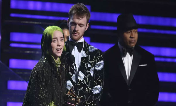 Billie Ellish sweeps Grammy awards, win 5 trophies
