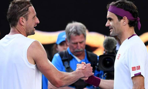 australian open roger federar into final 