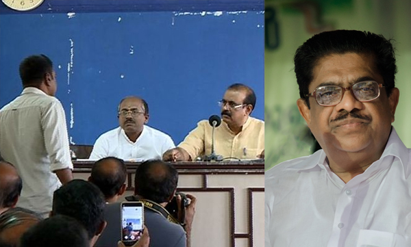 tp sen kumar blame kerala police 