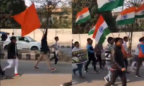 Pro CAA rally in Jamia 