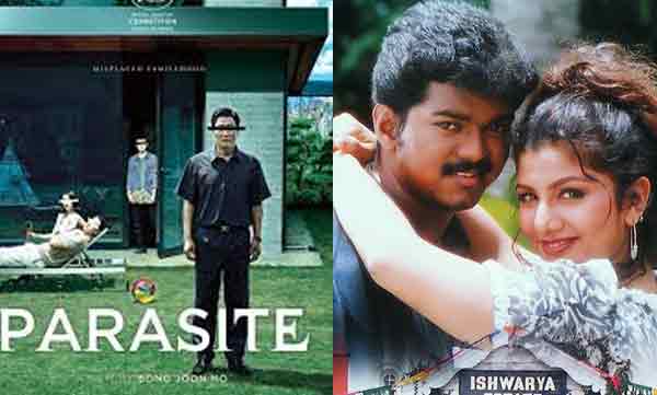 parasite is the copy of one of the vijay movies says fans 
