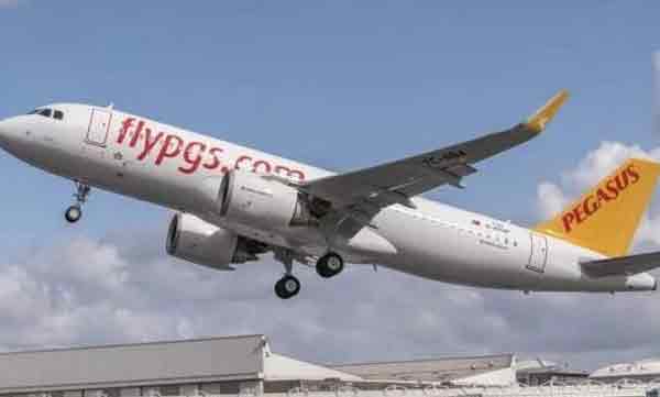 while landing pegasus wheel catches fire 