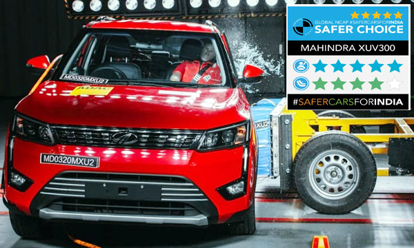 Mahindra XUV300 first Indian car to get Global NCAP safer choice award 