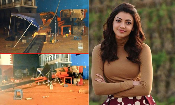 kajal aggarwal tweet Indian 2 location accident 