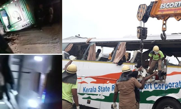 kallada bus accident bengaluru 