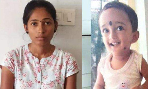 kannur thayyil child murder accused saranya 