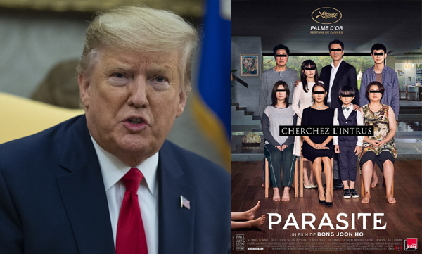 Trump isn't pleased a South Korean film won best-picture Oscar