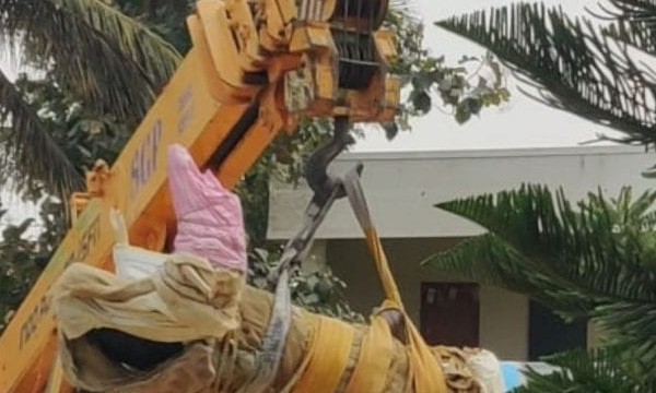 sangh parivar remoove christ statue