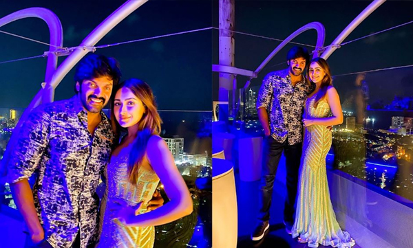 ഒന്നാം വിവാഹ വാര്‍ഷികം ആഘോഷിച്ച് ആര്യയും സയേഷയും