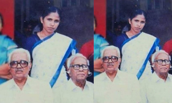 health minster k k shyalaja old photo with ems and ek nayanar 