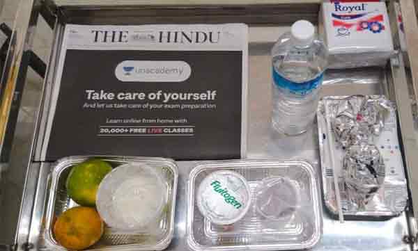 isolation ward menu card