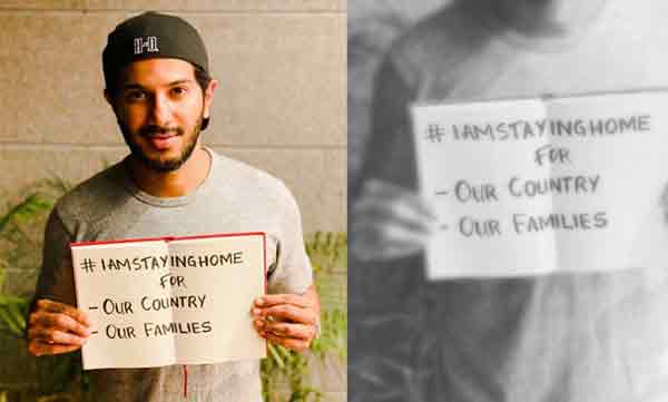janatha curfew supports dulquer salman 