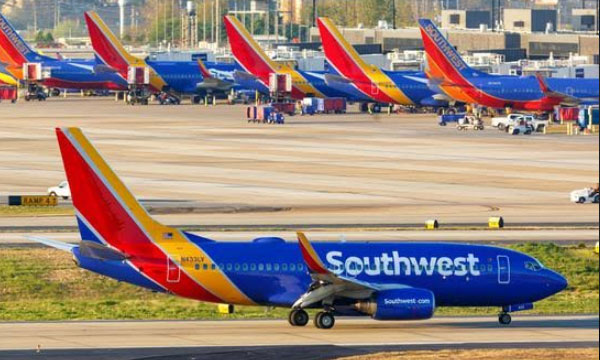 Southwest Airlines to cut 1,000 more daily flights , halt all international route,effective on Sunday March 22