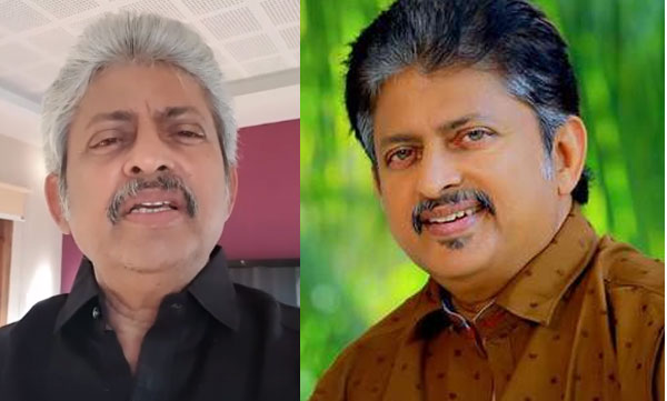 rajasenan's facebook video for CM
