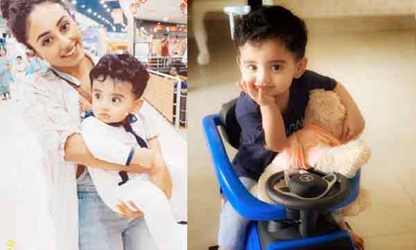 kunchacko bobans son izahaak turns one