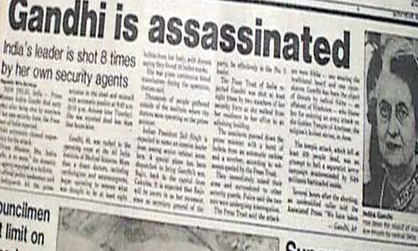 Indira Gandhi's assassination