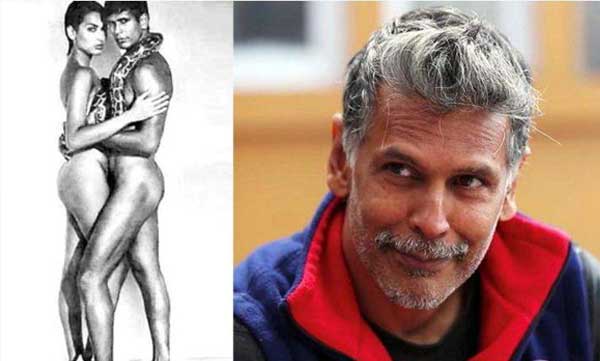 milind soman with ex lover