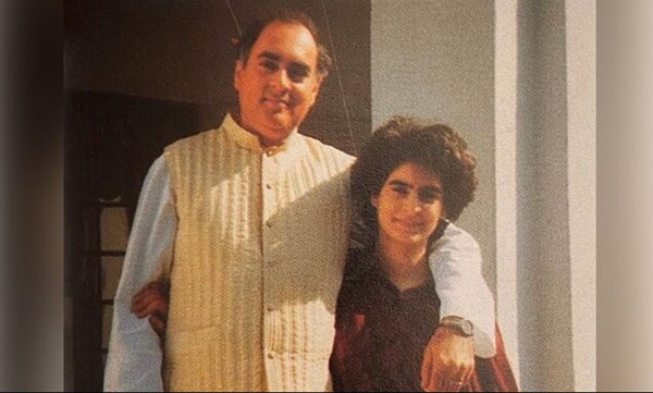 Priyanka Gandhi Tweets "Last Photo" In Tribute To Father Rajiv Gandhi