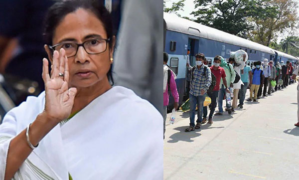 Dont send Shramik trains to Bengal now says Mamatha Banerjee