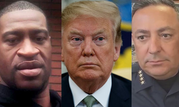 please keep your mouth shut houston police chief tells us president trump over george floyd protests