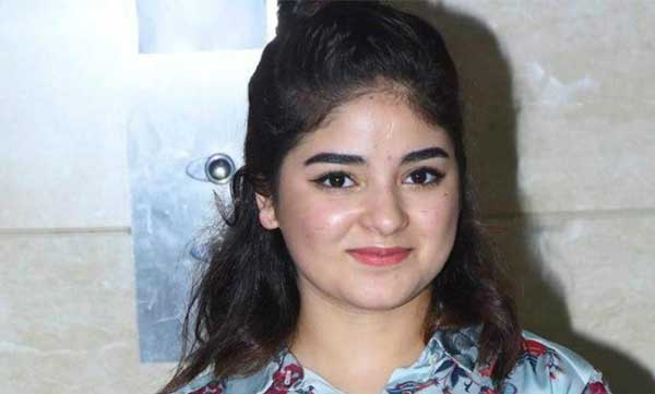 zaira wasim's tweet