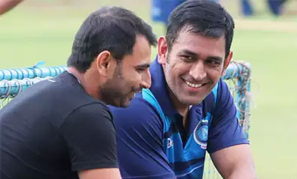 muhammad shami about ms dhoni