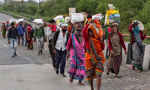 Union govt on migrant labors 