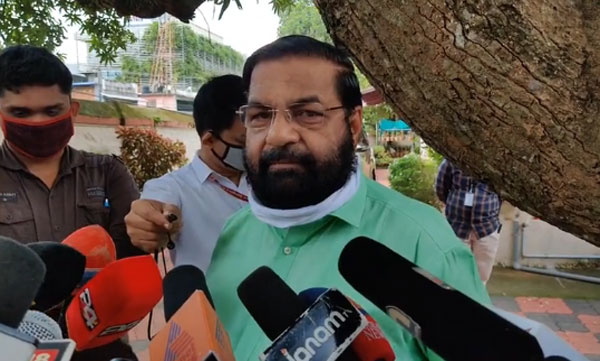 kadakampally on temple reopening issue