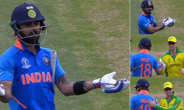 virat kholi warms steev smith on this day 