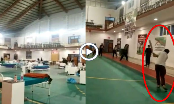Jonty Rhodes Shares Viral Video Of People Playing Cricket In Quarantine Facility.