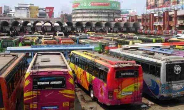 private bus charge issues while covid in kerala