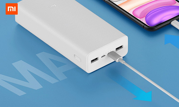 30,000mAh Xiaomi Mi Power Bank 3 Quick Charge Edition