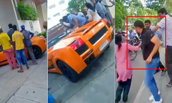 overspeed-and-loud-noice-lamborghini-owner-beaten-bangalore